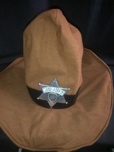 Costume accessories - Sheriff hat - big brown 